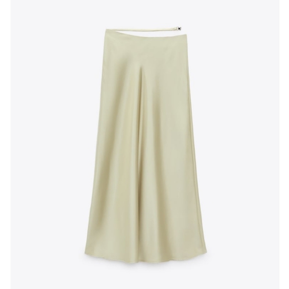 Zara satin finish midi skirt - Picture 12 of 17